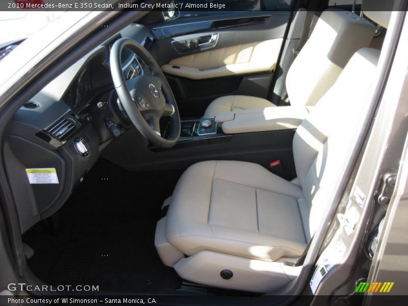 Indium Grey Metallic / Almond Beige 2010 Mercedes-Benz E 350 Sedan
