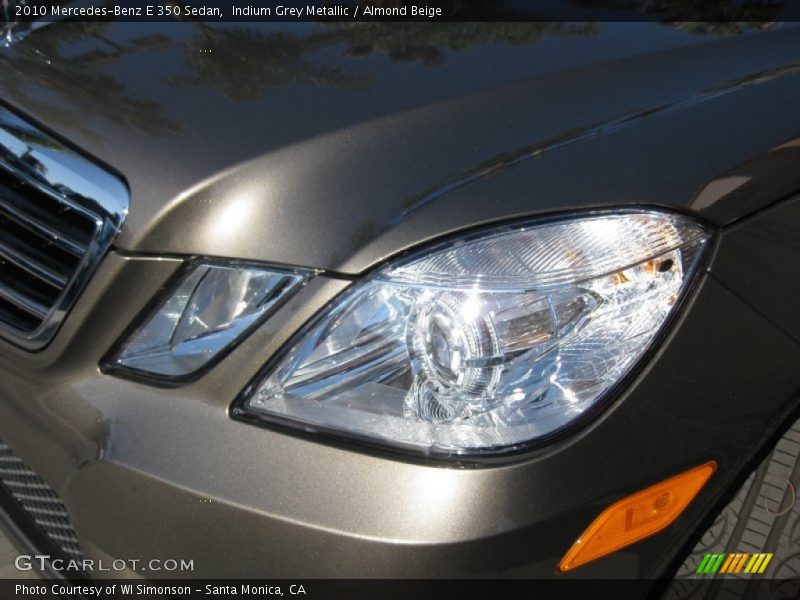 Indium Grey Metallic / Almond Beige 2010 Mercedes-Benz E 350 Sedan