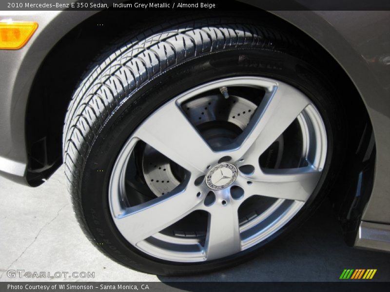 Indium Grey Metallic / Almond Beige 2010 Mercedes-Benz E 350 Sedan