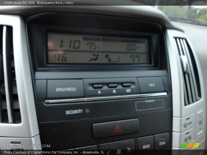 Brandywine Mica / Ivory 2008 Lexus RX 350