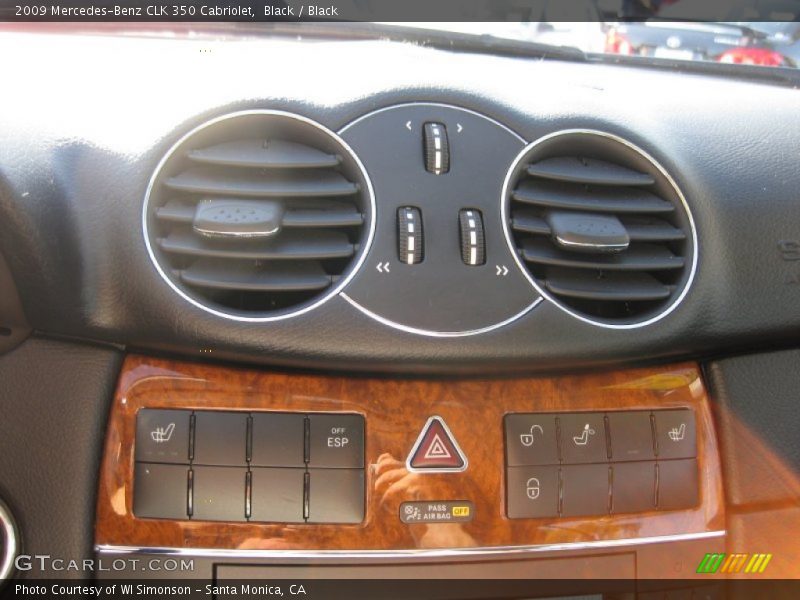 Black / Black 2009 Mercedes-Benz CLK 350 Cabriolet