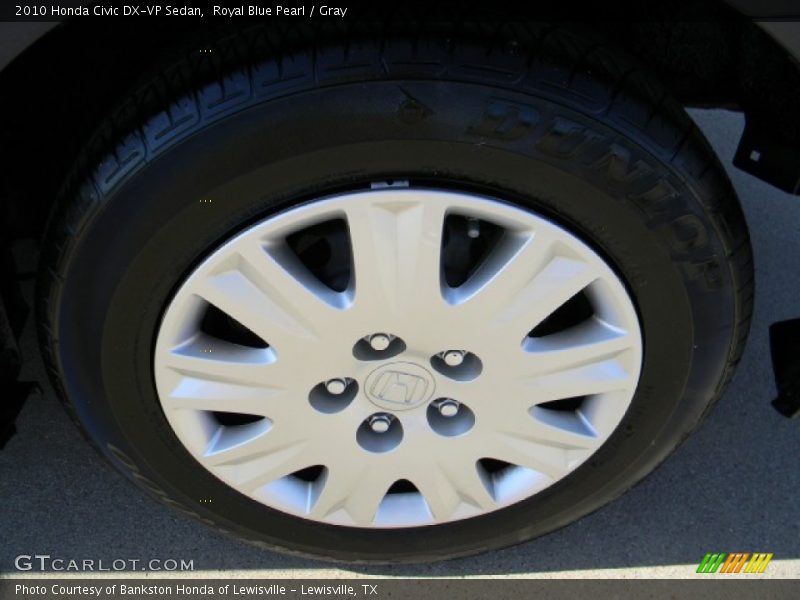 Royal Blue Pearl / Gray 2010 Honda Civic DX-VP Sedan