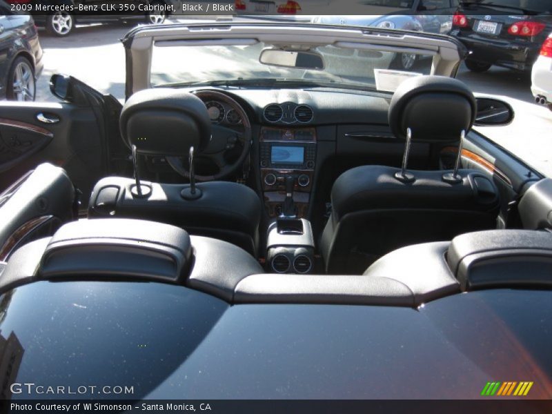 Black / Black 2009 Mercedes-Benz CLK 350 Cabriolet
