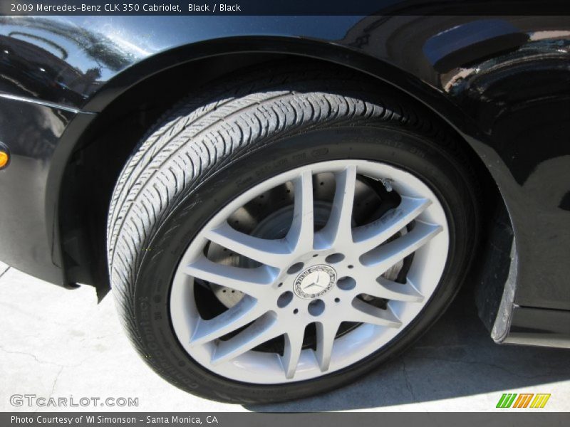 Black / Black 2009 Mercedes-Benz CLK 350 Cabriolet