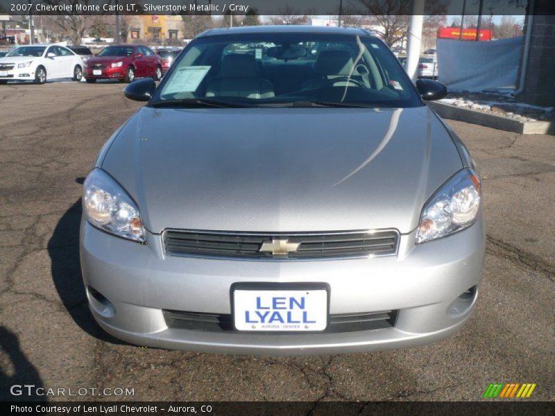 Silverstone Metallic / Gray 2007 Chevrolet Monte Carlo LT