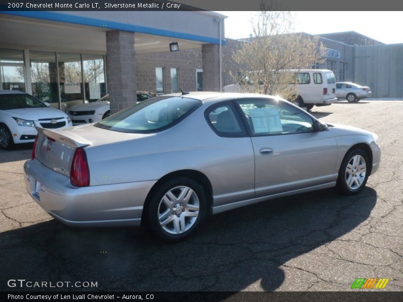 Silverstone Metallic / Gray 2007 Chevrolet Monte Carlo LT