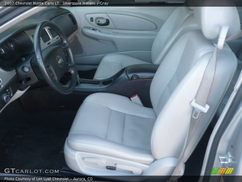 Silverstone Metallic / Gray 2007 Chevrolet Monte Carlo LT