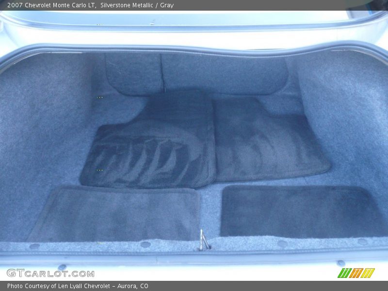 Silverstone Metallic / Gray 2007 Chevrolet Monte Carlo LT