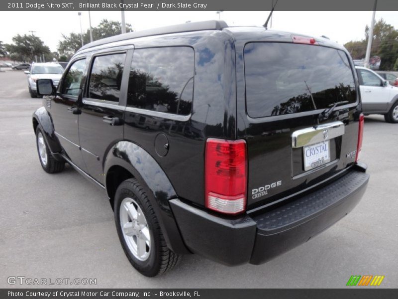 Brilliant Black Crystal Pearl / Dark Slate Gray 2011 Dodge Nitro SXT