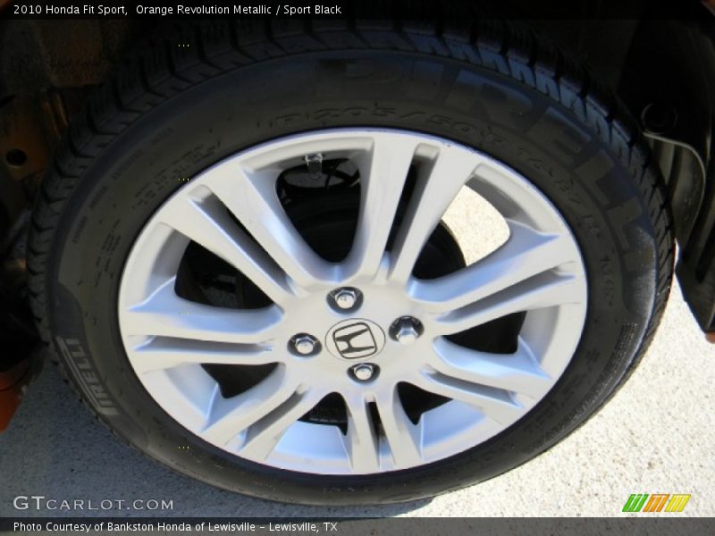 Orange Revolution Metallic / Sport Black 2010 Honda Fit Sport
