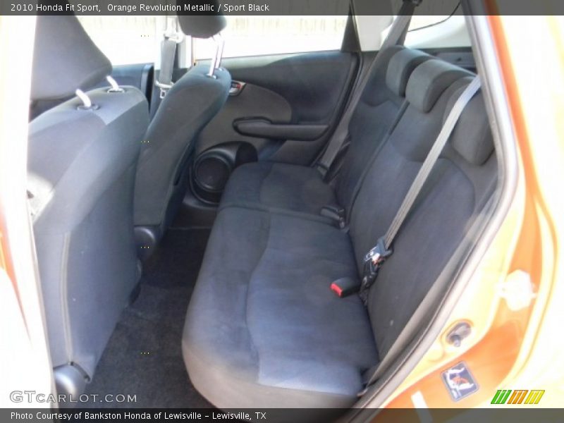 Orange Revolution Metallic / Sport Black 2010 Honda Fit Sport