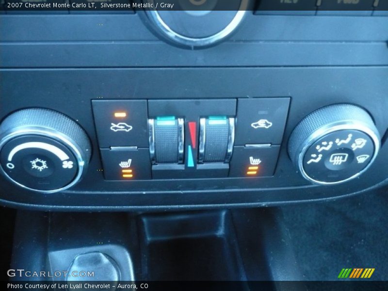 Silverstone Metallic / Gray 2007 Chevrolet Monte Carlo LT