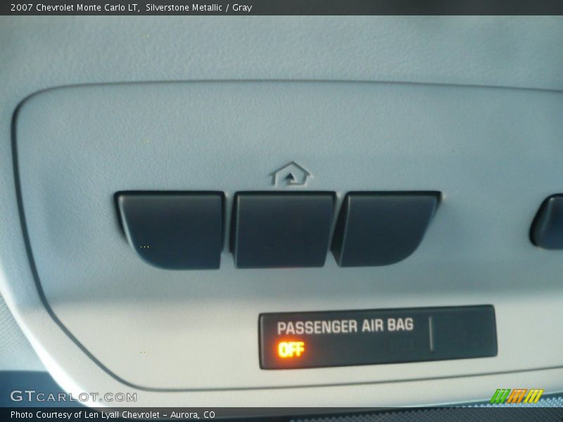 Silverstone Metallic / Gray 2007 Chevrolet Monte Carlo LT
