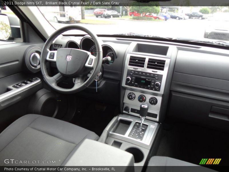 Brilliant Black Crystal Pearl / Dark Slate Gray 2011 Dodge Nitro SXT