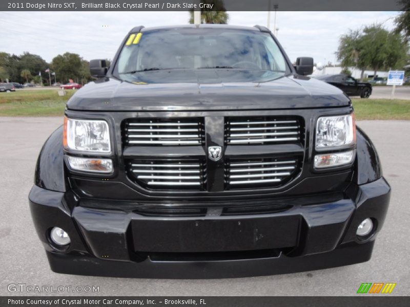 Brilliant Black Crystal Pearl / Dark Slate Gray 2011 Dodge Nitro SXT