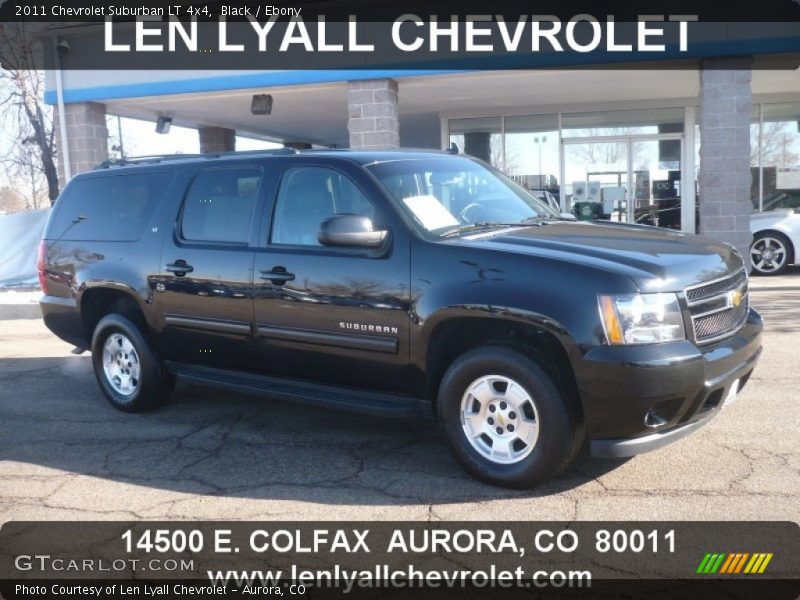 Black / Ebony 2011 Chevrolet Suburban LT 4x4