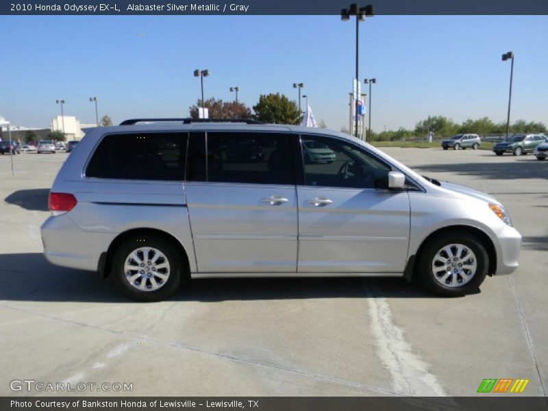 Alabaster Silver Metallic / Gray 2010 Honda Odyssey EX-L