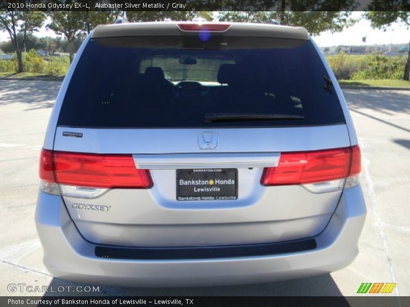 Alabaster Silver Metallic / Gray 2010 Honda Odyssey EX-L