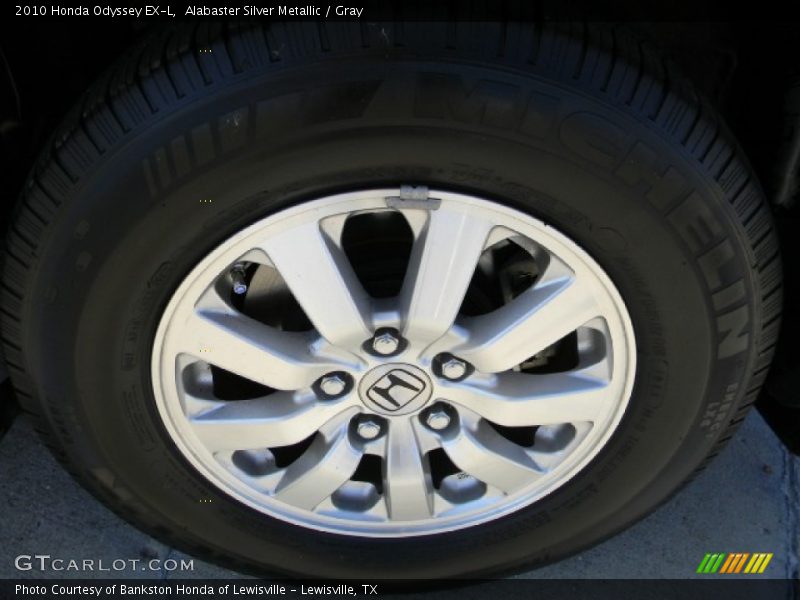 Alabaster Silver Metallic / Gray 2010 Honda Odyssey EX-L
