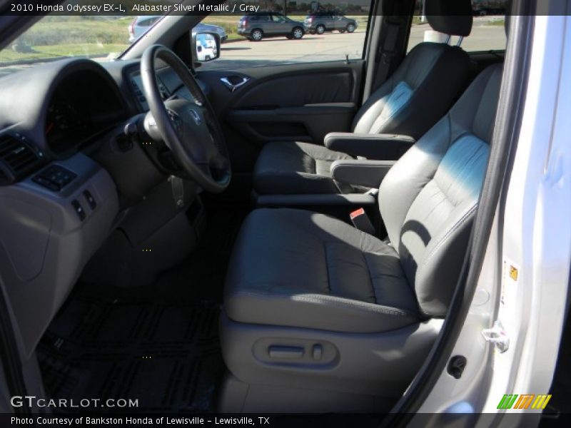 Alabaster Silver Metallic / Gray 2010 Honda Odyssey EX-L