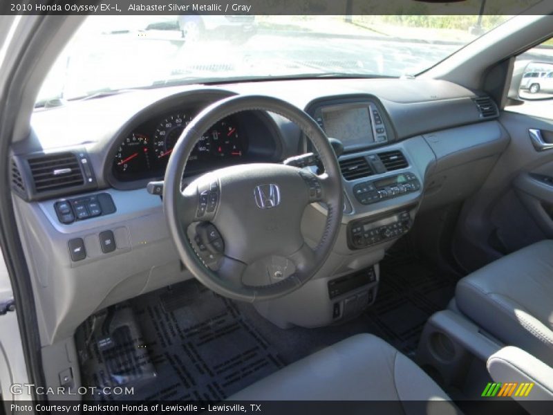 Alabaster Silver Metallic / Gray 2010 Honda Odyssey EX-L