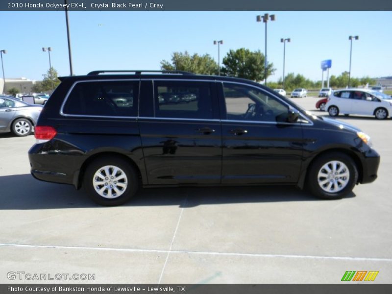 Crystal Black Pearl / Gray 2010 Honda Odyssey EX-L