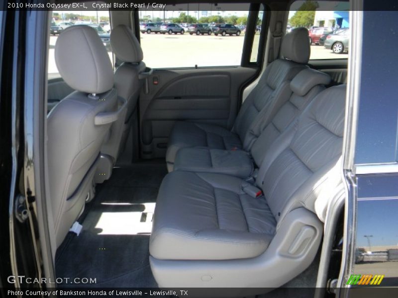Crystal Black Pearl / Gray 2010 Honda Odyssey EX-L