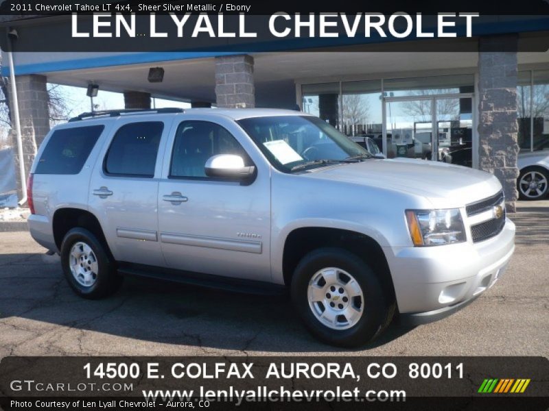 Sheer Silver Metallic / Ebony 2011 Chevrolet Tahoe LT 4x4