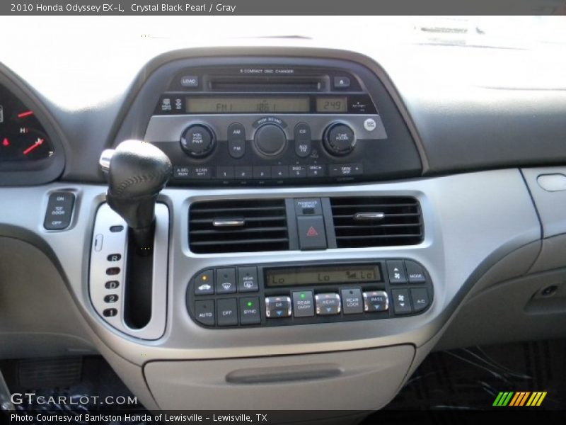 Crystal Black Pearl / Gray 2010 Honda Odyssey EX-L