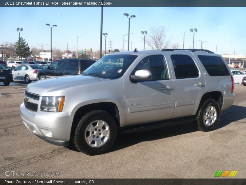Sheer Silver Metallic / Ebony 2011 Chevrolet Tahoe LT 4x4