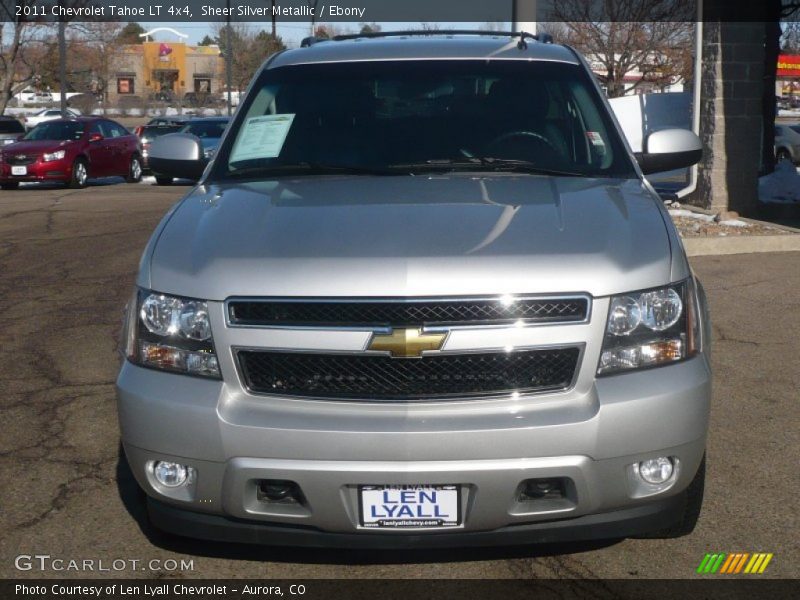 Sheer Silver Metallic / Ebony 2011 Chevrolet Tahoe LT 4x4