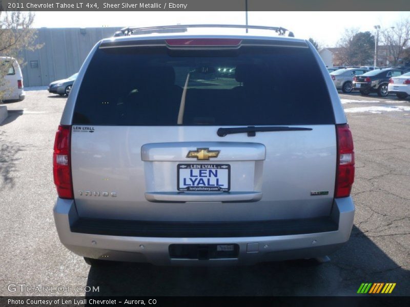 Sheer Silver Metallic / Ebony 2011 Chevrolet Tahoe LT 4x4