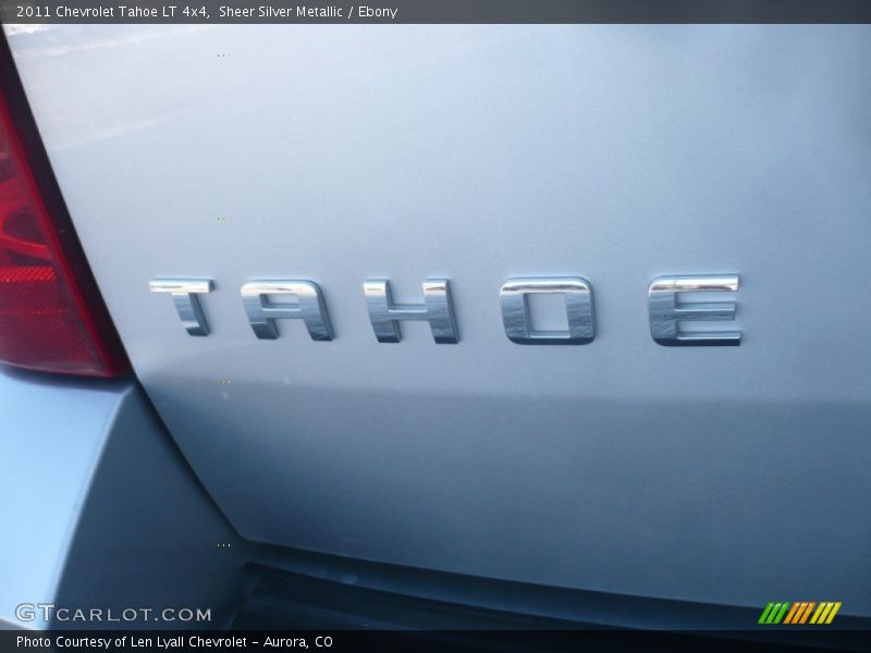 Sheer Silver Metallic / Ebony 2011 Chevrolet Tahoe LT 4x4