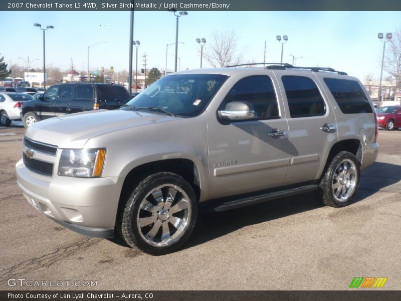 Silver Birch Metallic / Light Cashmere/Ebony 2007 Chevrolet Tahoe LS 4WD