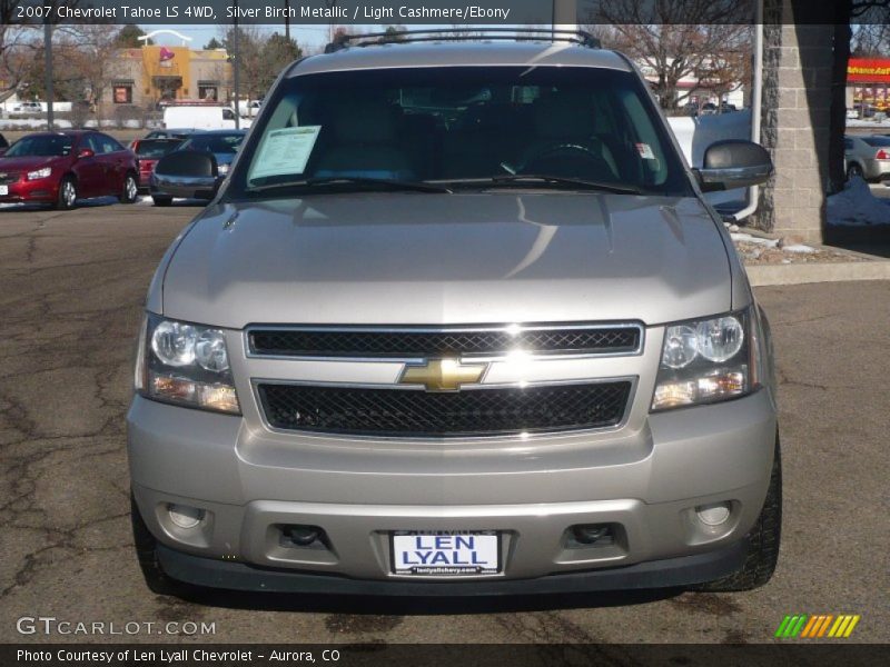Silver Birch Metallic / Light Cashmere/Ebony 2007 Chevrolet Tahoe LS 4WD