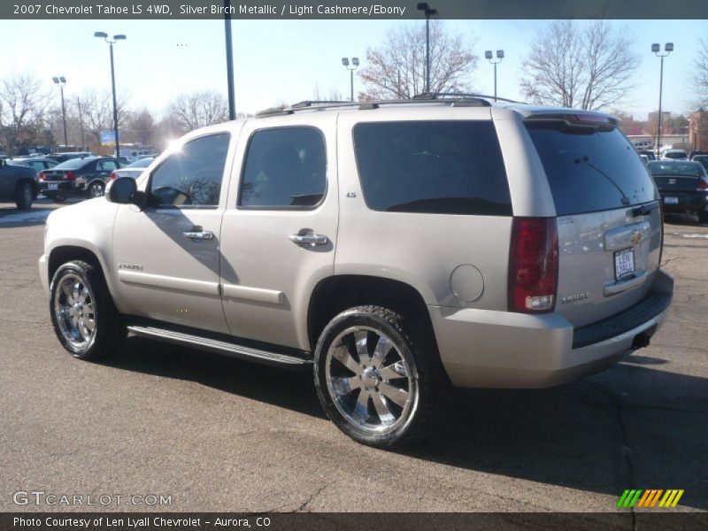 Silver Birch Metallic / Light Cashmere/Ebony 2007 Chevrolet Tahoe LS 4WD
