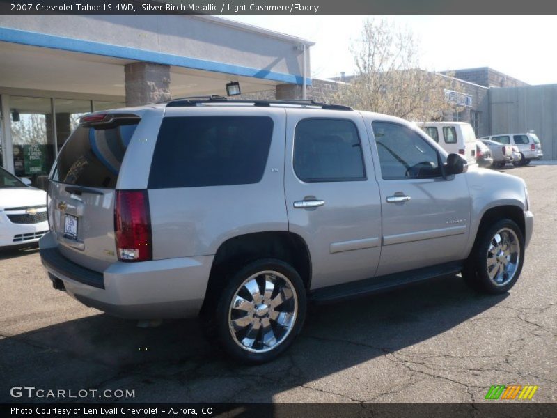 Silver Birch Metallic / Light Cashmere/Ebony 2007 Chevrolet Tahoe LS 4WD