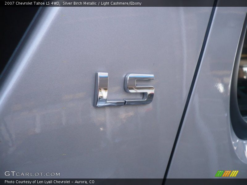 Silver Birch Metallic / Light Cashmere/Ebony 2007 Chevrolet Tahoe LS 4WD