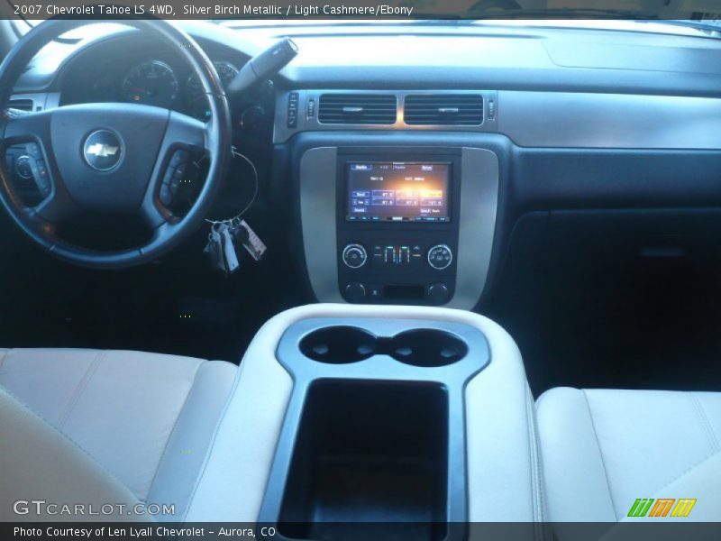 Silver Birch Metallic / Light Cashmere/Ebony 2007 Chevrolet Tahoe LS 4WD