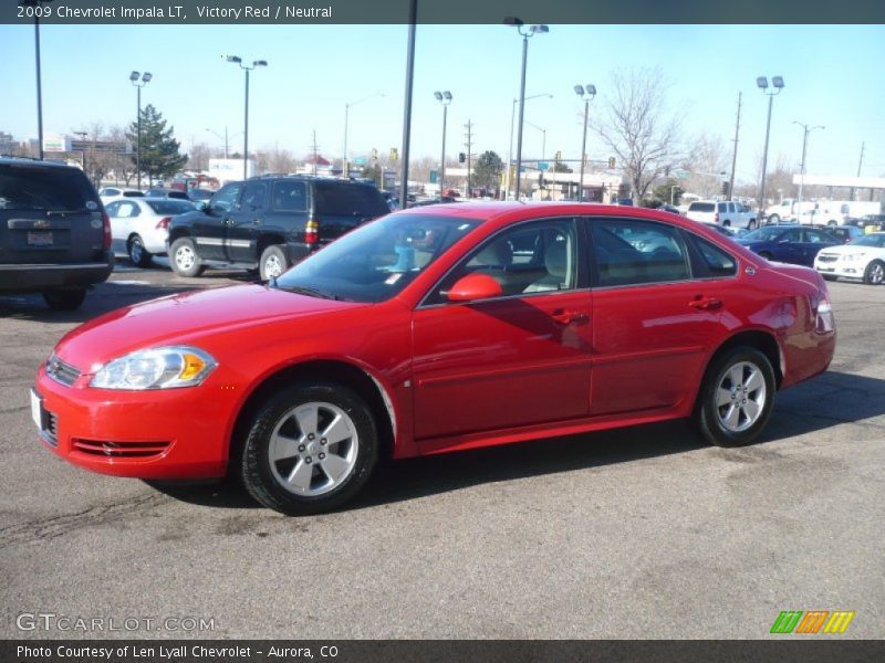 Victory Red / Neutral 2009 Chevrolet Impala LT