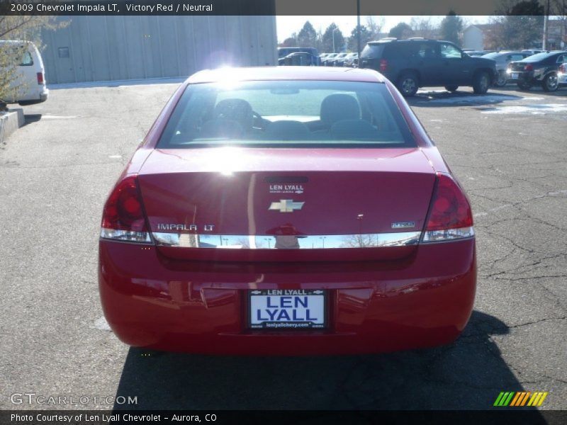 Victory Red / Neutral 2009 Chevrolet Impala LT