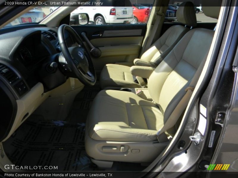 Urban Titanium Metallic / Ivory 2009 Honda CR-V EX-L