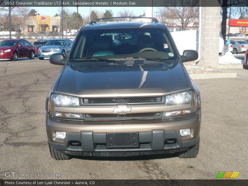 Sandalwood Metallic / Medium Oak 2002 Chevrolet TrailBlazer LTZ 4x4