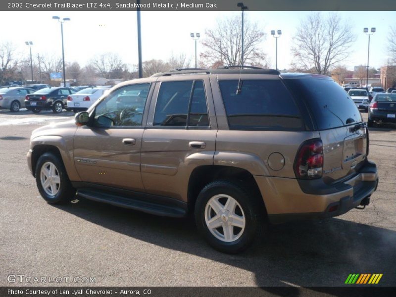 Sandalwood Metallic / Medium Oak 2002 Chevrolet TrailBlazer LTZ 4x4