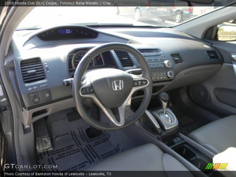 Gray Interior - 2009 Civic EX-L Coupe 
