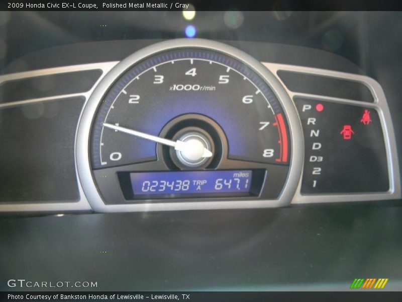  2009 Civic EX-L Coupe EX-L Coupe Gauges