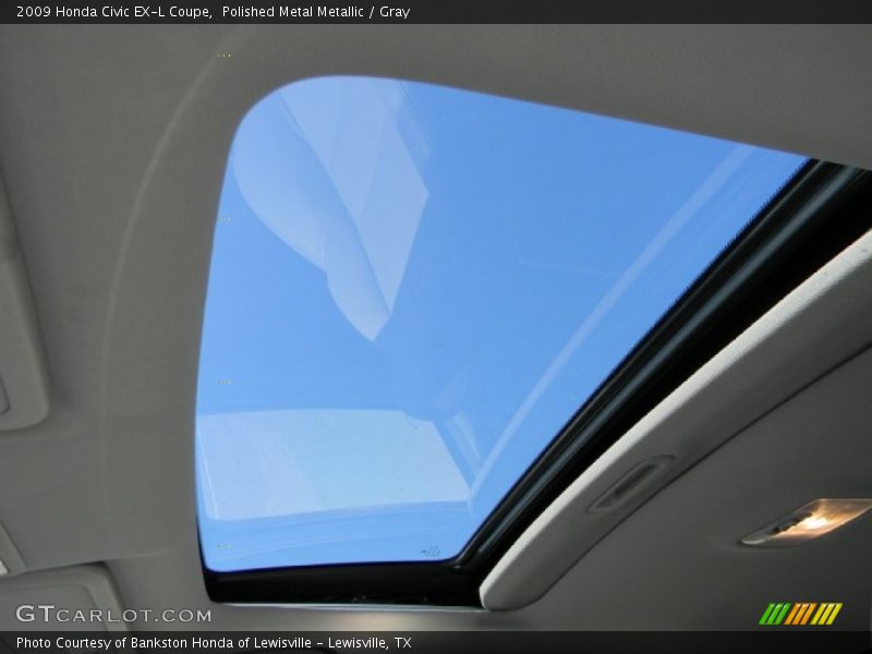 Sunroof of 2009 Civic EX-L Coupe