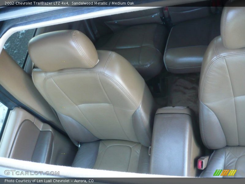 Sandalwood Metallic / Medium Oak 2002 Chevrolet TrailBlazer LTZ 4x4