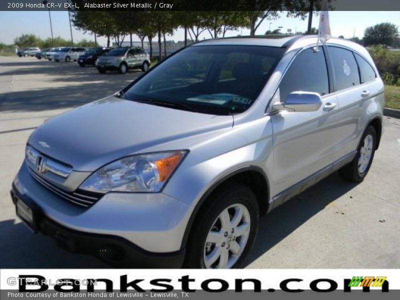Alabaster Silver Metallic / Gray 2009 Honda CR-V EX-L