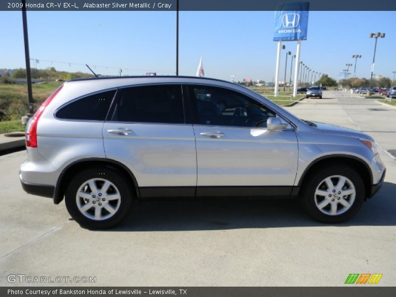 Alabaster Silver Metallic / Gray 2009 Honda CR-V EX-L